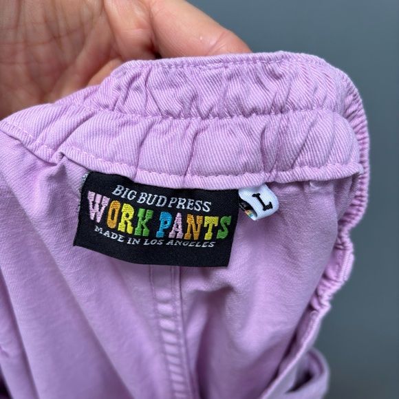 Big Bud Press Double Pleat Trouser Lilac L - Picture 10 of 12